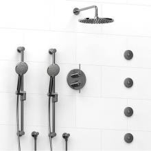 Riobel Canada KIT#783GSC - Type T/P (thermostatic/pressure balance)  3/4'' double coaxial system with 2 hand shower