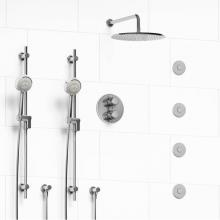 Riobel Canada KIT#783MMRD+C - Type T/P (thermostatic/pressure balance) 3/4'' double coaxial system with 2 hand shower