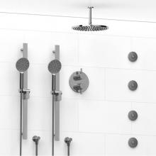 Riobel Canada KIT#783PXTMC-6 - Type T/P (thermostatic/pressure balance) 3/4'' double coaxial system with 2 hand shower