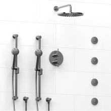 Riobel Canada KIT#783RUTMC - Type T/P (thermostatic/pressure balance) 3/4'' double coaxial system with 2 hand shower