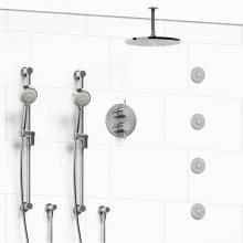 Riobel Canada KIT#783SYTMC-6 - Type T/P (thermostatic/pressure balance) 3/4'' double coaxial system with 2 hand shower