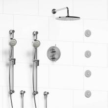 Riobel Canada KIT#783SYTMC - Type T/P (thermostatic/pressure balance) 3/4'' double coaxial system with 2 hand shower