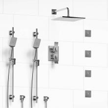 Riobel Canada KIT#783ZOTQC - Type T/P (thermostatic/pressure balance) 3/4'' double coaxial system with 2 hand shower