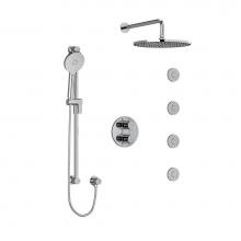 Riobel Canada KIT483RUTM+C-6 - Type T/P (thermostatic/pressure balance) 3/4'' double coaxial system with hand shower ra