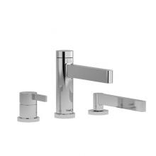 Riobel Canada TPX10C - 3-piece deck-mount tub filler with hand shower trim