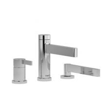 Riobel Canada PX16C-EX - 3-piece Type P (pressure balance) deck-mount tub filler with hand shower EXPANSION PEX