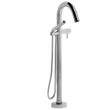 Riobel Canada TSY39C - 2-way Type T (thermostatic) coaxial floor-mount tub filler with hand shower trim