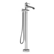 Riobel Canada VY39C-EX - 2-way Type T (thermostatic) coaxial floor-mount tub filler with hand shower