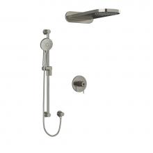 Riobel Canada KIT2745CSTMBN - Type T/P (thermostatic/pressure balance) 1/2'' coaxial 3-way system with hand shower rai