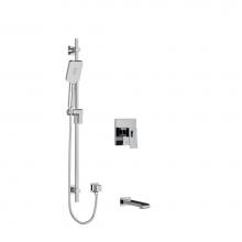 Riobel Canada KIT1244ZOTQC-EX - 1/2'' 2-way Type T/P (thermostatic/pressure balance) coaxial system with spout and hand