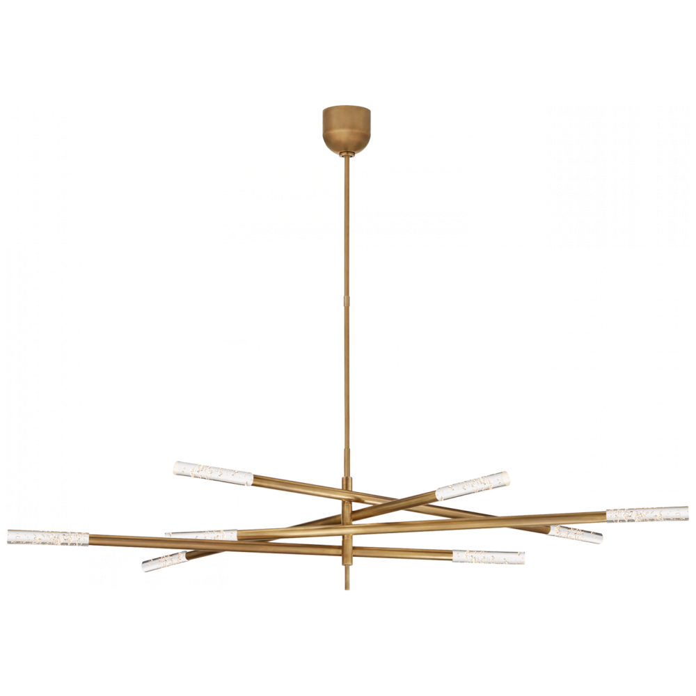 Rousseau Grande Eight Light Articulating Chandelier
