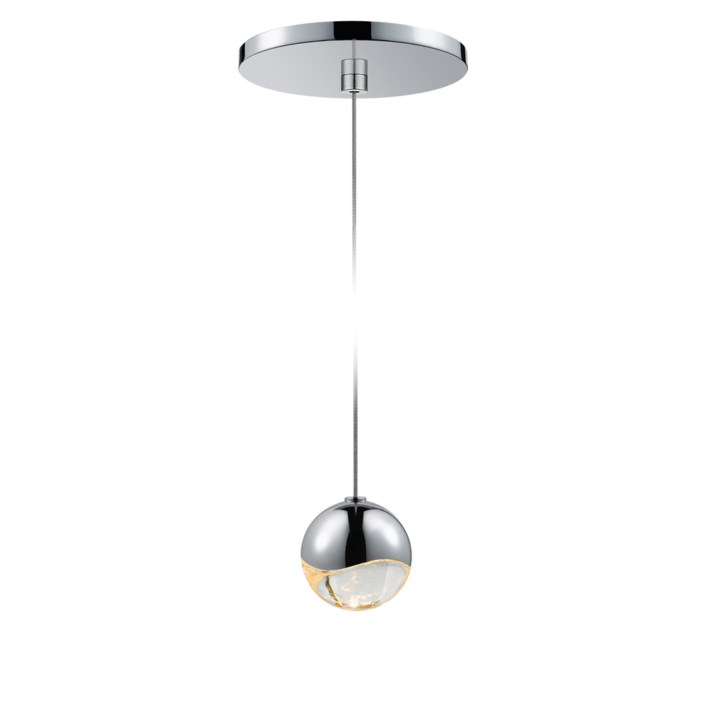 Small LED Pendant w/Round Canopy