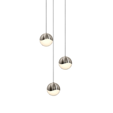 Sonneman 2914.13-MED - 3-Light Round Medium LED Pendant