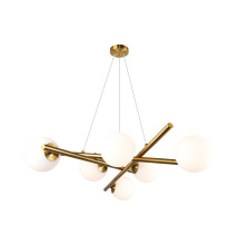 Artcraft AC11976BR - Modena - 6-Light Chandelier - Plated Brushed Brass