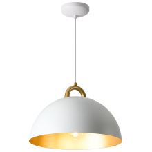 Artcraft AC12000BR - Pantheon - 1-Light Pendant - 15.75" - Gold/White