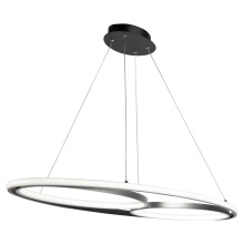 Artcraft AC6670NB - Gemini 38W LED Pendant Black and Nickel