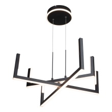 Artcraft AC6776BK - Silicon Valley Collection Integrated LED Chandelier, Black