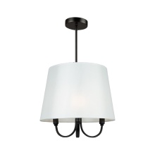 Artcraft SC13330BK - Rhythm 3 Light Pendant Black