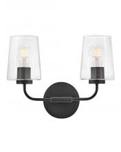 Lark Canada 853452BK-CL - Small Two Light Vanity