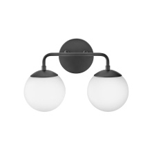 Lark Canada 85002BK - Small Two Light Vanity