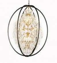 Vinci Lighting Inc. C10821-36AB/BK - Chandelier Aged Brass / Black