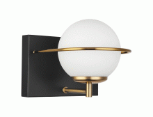 Vinci Lighting Inc. WS1002-1AB/BK - ricci Wall Sconce Aged Brass/Black