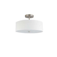 Avista Lighting Inc 208SF03BS-WH - Zen Semi-Flush Mount 3-Light White