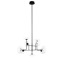 Avista Lighting Inc A1899BK - Helix Chandelier 9-Light Black -LED