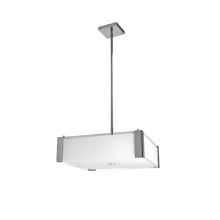 Avista Lighting Inc A2854-11 - Urban Pendant Square 4-Light Brushed Nickel