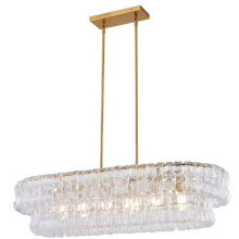 Avista Lighting Inc A2940GD - Avista Lisbon Linear Chandelier Gold
