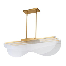 Avista Lighting Inc A8138GD - Avista Lex Linear Chandelier 38" Gold