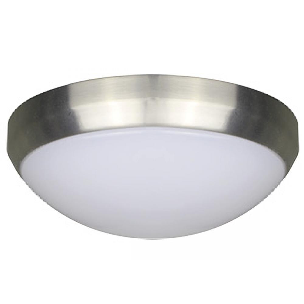 8 IN LED CEILING LUMINAIRE SINGLE RING 13 W 120 V 3000K BRUSHED NICKEL 921 LM ROUND