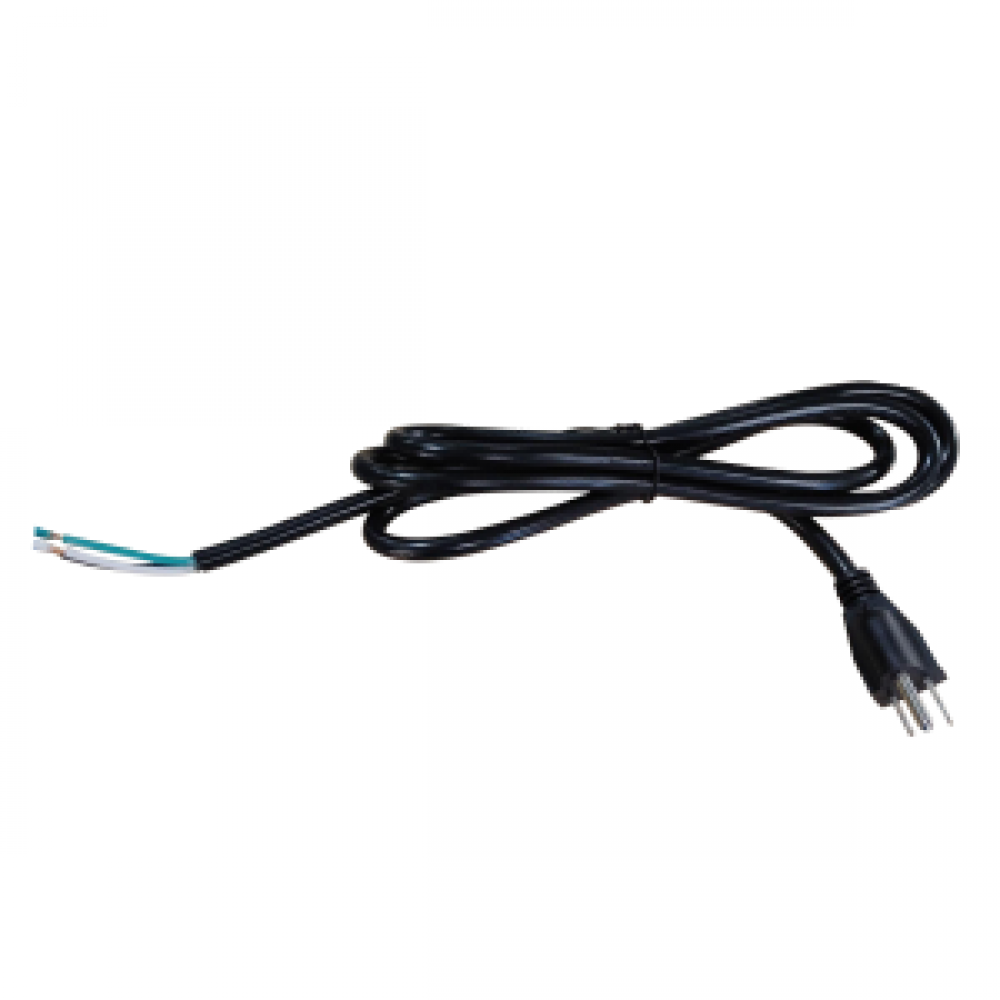 POWER CORD 6' GREY SJT3/16 GROUNDED STD