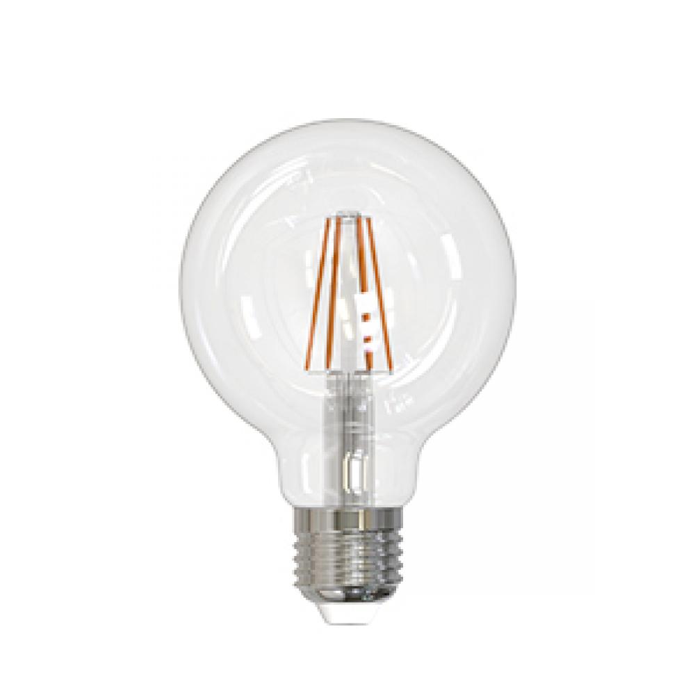 LED Filament Lamp G25 S3 E26 Base 4.5W 320Â° 120V 30K Clear Oblique Dim 4 50LM Standard