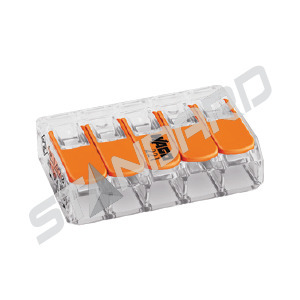 LED Tape Connectors Five way connector (Wago) 4pc/pack