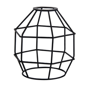 5.3 IN DECORATIVE PENDANTS CAGE INDUSTRIAL STYLE SERIES 210 BLACK