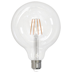 LED Filament Lamp G40 E26 Base 4.5W 120V 27K 450LM Clear Oblique Dim Sta ndard