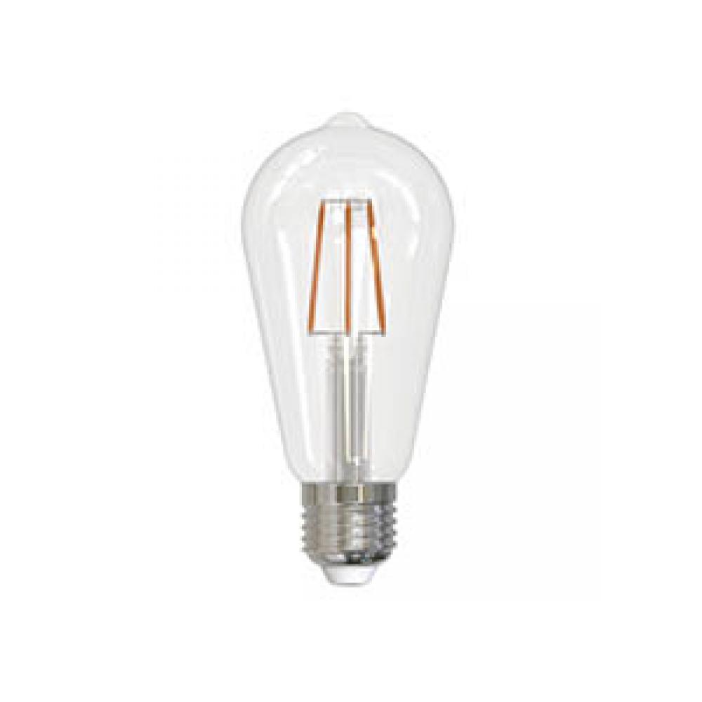 LED Filament Lamp ST19 E26 Base 4.5W 120V 27K 450LM Clear Oblique Dim St andard DESIGN