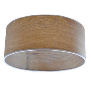 11 IN LED CEILING SHADE FOR TRADITIONAL WOOD ROUND DRUM