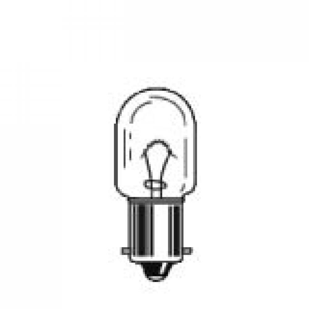 MINIATURE LAMP ANSI:1855 T-4.5 6.3V 0.8A 5.04W BA9s CLEAR 10 PACK STD