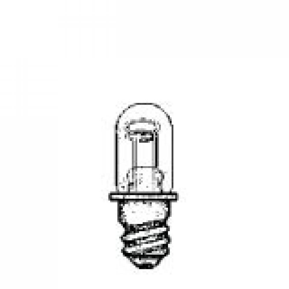 MINIATURE LAMP ANSI:F3A T-4.5 105-125V 1.8A E12 CLEAR STD