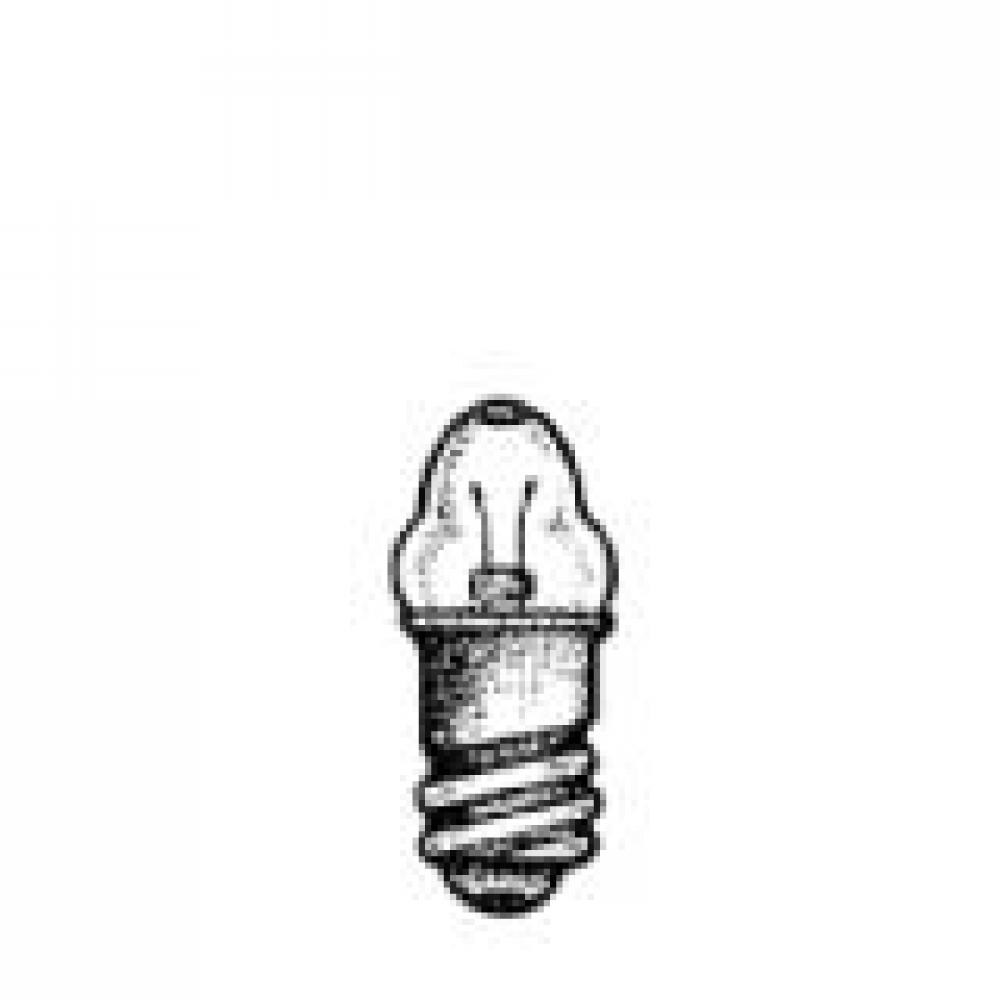 MINIATURE LAMP ANSI:246 TL-3 3.8V 0.22A 0.84W MINIATURE SCREW E10 CLEAR STD