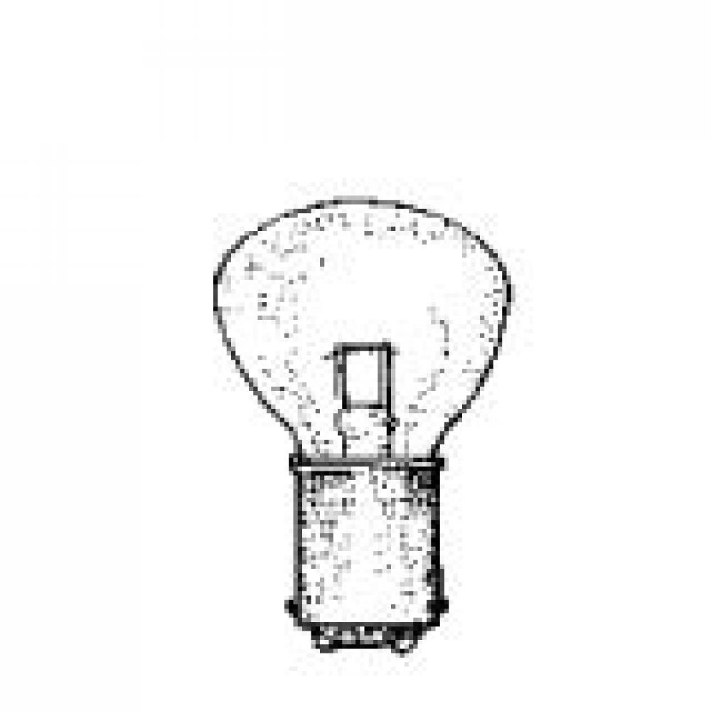 MINIATURE LAMP ANSI:EMR-2225 RP-11 24V 1.042A 25W BA15d CLEAR STD