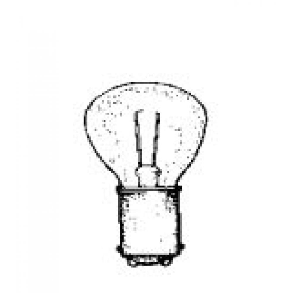 MINIATURE LAMP ANSI:1062 RP-11 44V 0.47A 20.68W BA15d CLEAR STD