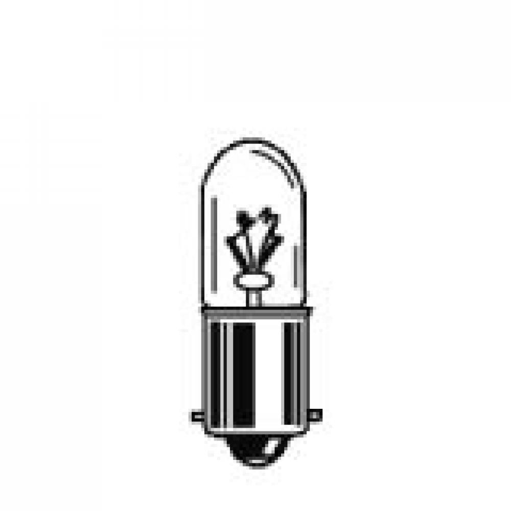 MINIATURE LAMP ANSI:1813 T-3.25 14.4V 0.1A 1.44W BA9s CLEAR STD