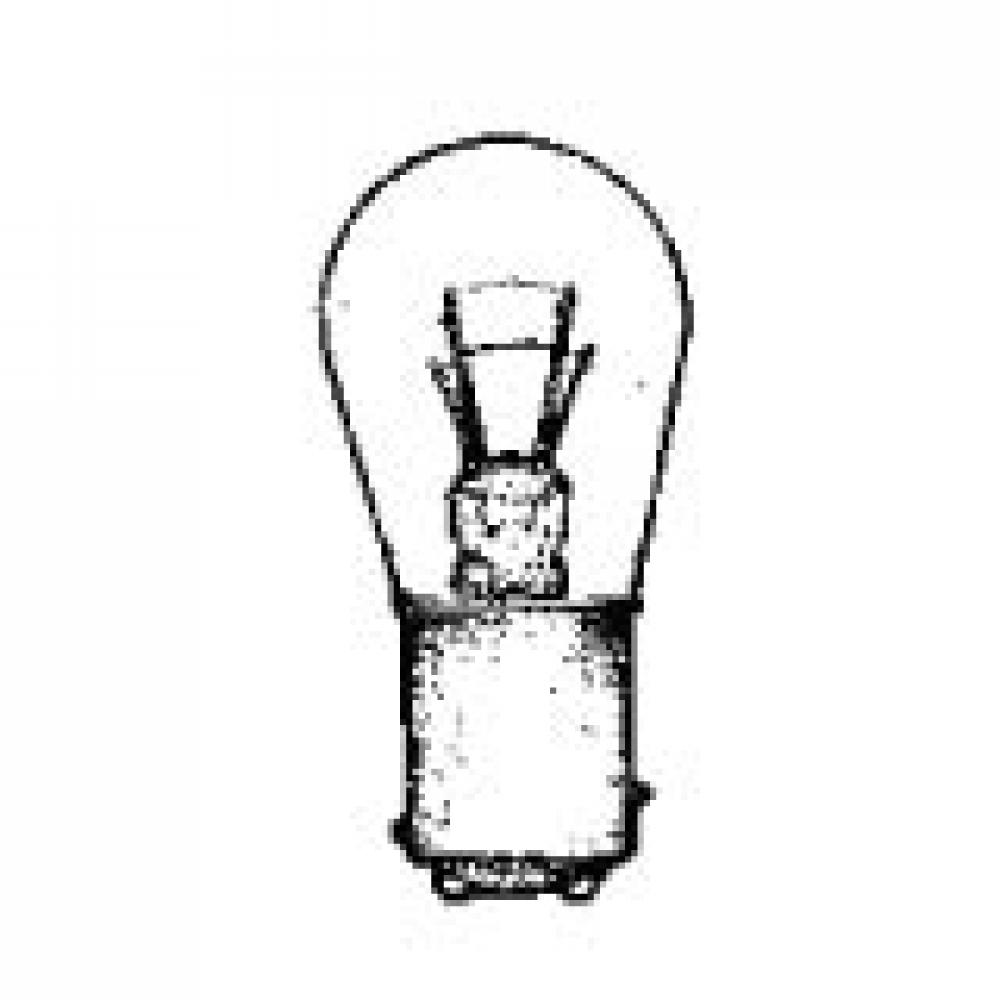 MINIATURE LAMP ANSI:1034 S-8 12.8/14V 1.8/0.59A 23/8.59W BAY15d CLEAR ST D