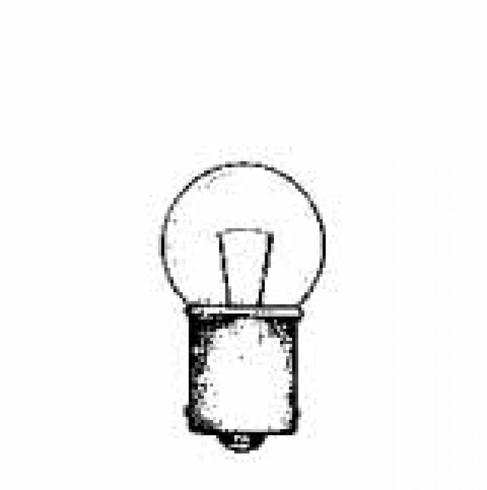 MINIATURE LAMP ANSI:67 G-6 13.5V 0.59A 7.97W BA15s CLEAR STD