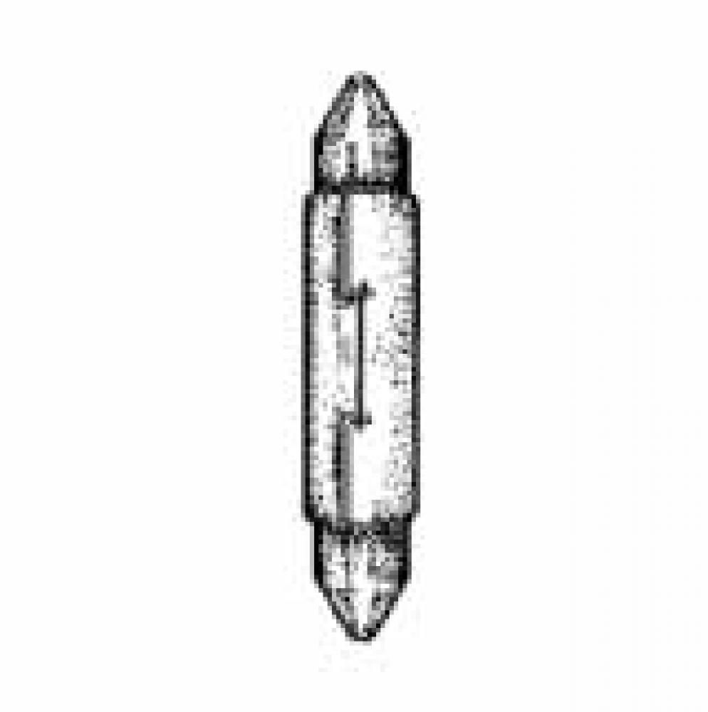 MINIATURE LAMP ANSI:A6428 T-11 12V 0.833A 10W S8.5d CLEAR STD