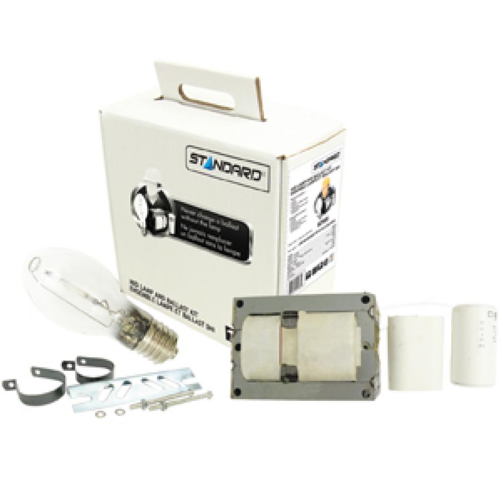 LAMP+BALLAST KIT HIGH PRESSURE SODIUM 100W S54 - LAMP:ED23.5 E39 CLEAR OPEN