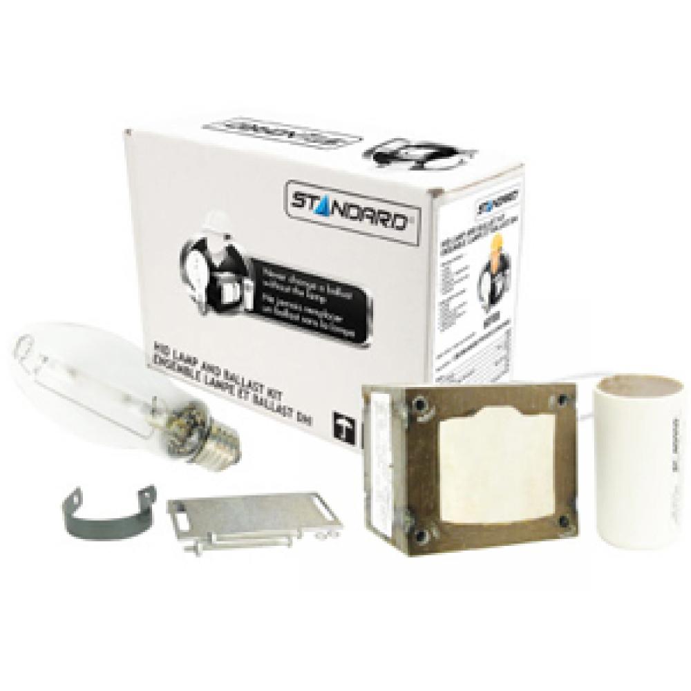 HID LAMP AND BALLAST KIT HIGH PRESSURE SODIUM 50W S68 - LAMP:ED17 E26 CL EAR OPEN